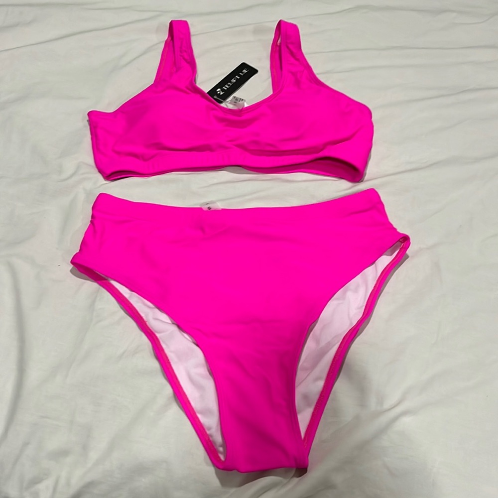 Pink brand new bathing suit